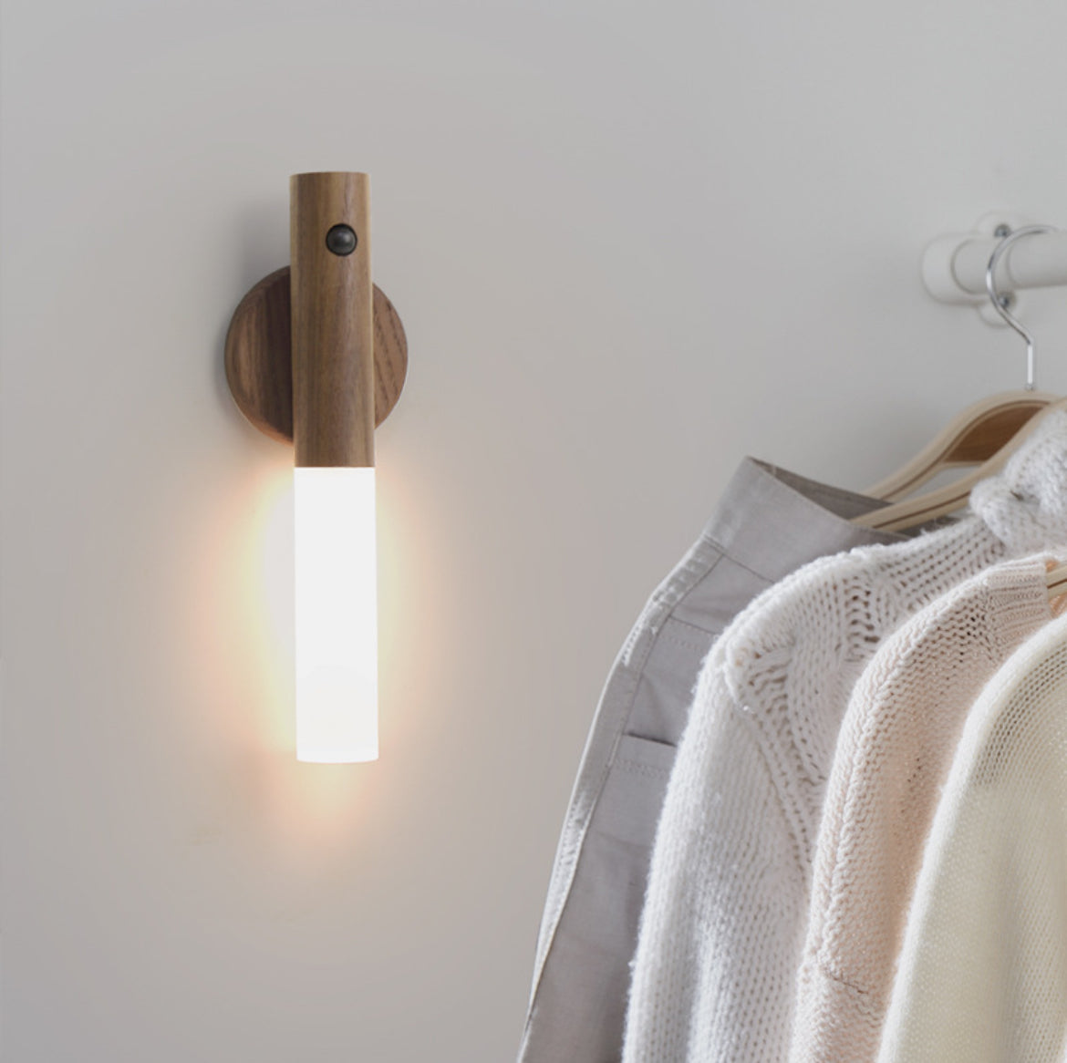 LED Wood Magnetic Nightlight