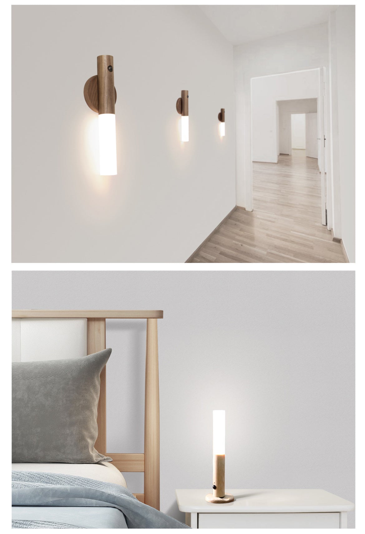 LED Wood Magnetic Nightlight