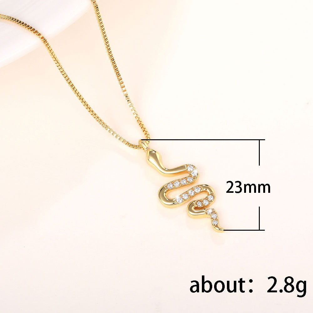 Snake Pendant Necklace