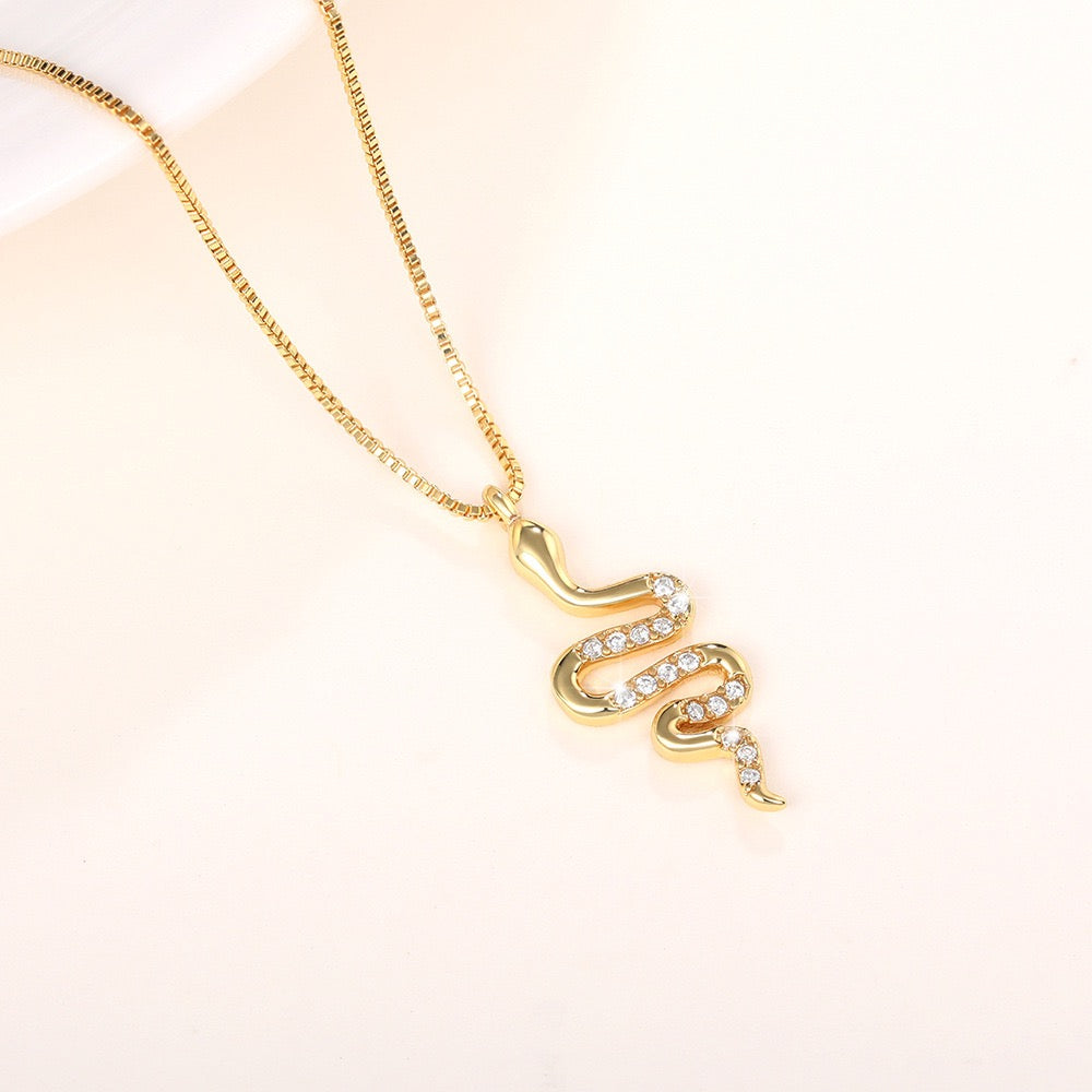 Snake Pendant Necklace