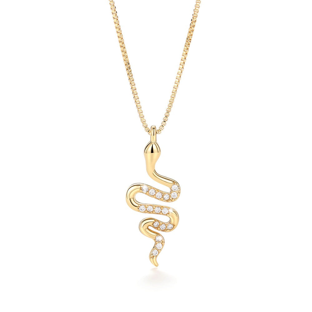 Snake Pendant Necklace