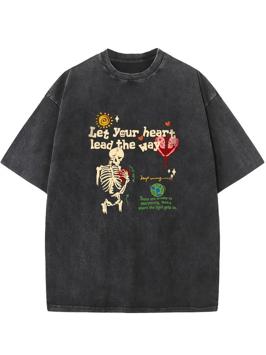 men’s Let Your Heart Lead The Way Tee